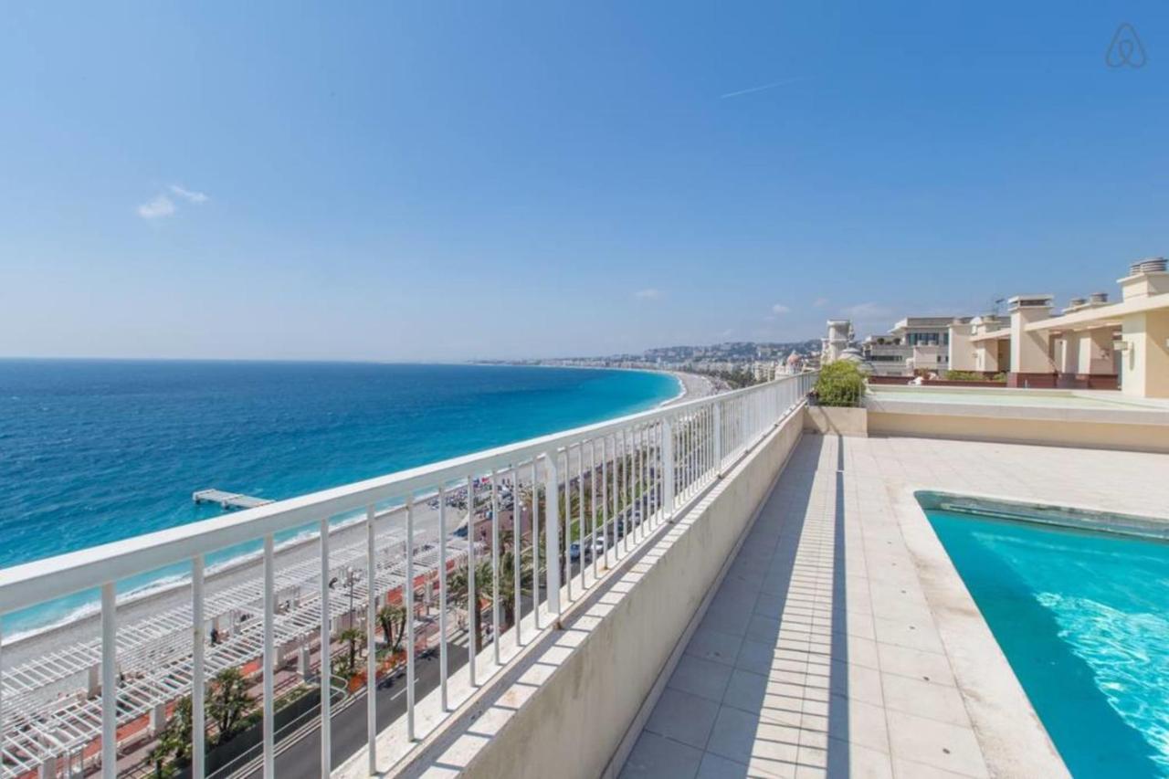Royal Promenade Pool Terrace With Sea View Apartment Nisa Exterior foto