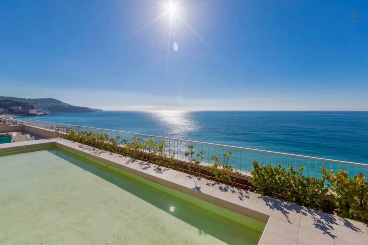 Royal Promenade Pool Terrace With Sea View Apartment Nisa Exterior foto